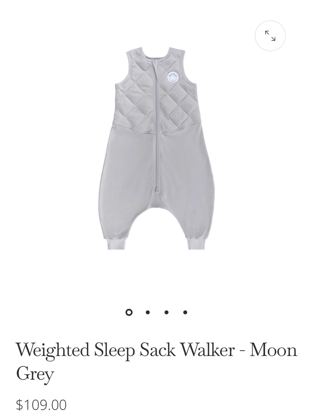 NWT Dreamland Weighted Sleep Sack Walker